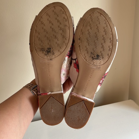 Kelly & Katie Amour Brocade Floral Slip On Mules Size 8 - Picture 6 of 10
